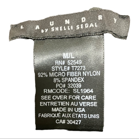 Laundry by shelli Segal lace v-neck brown camisole tank. Size medium/Large - Picture 7 of 7